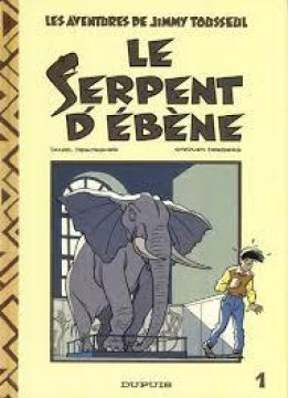 Couverture de Jimmy Tousseul, Tome 1 : Le Serpent d'ébène