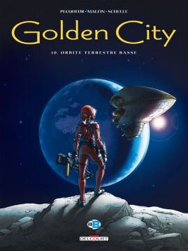 Couverture de Golden City, Tome 10 : Orbite terrestre basse