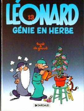 Couverture de Léonard, Tome 13 : Génie en herbe