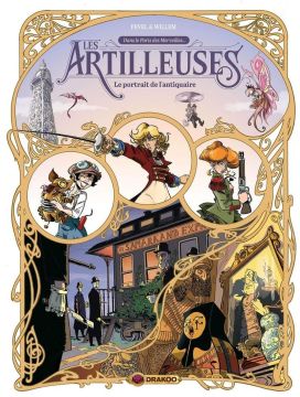 Couverture de Les Artilleuses - 2 - Le portrait de l'antiquaire