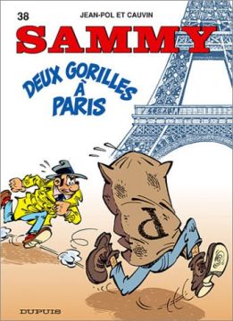 Couverture de Sammy 38 : Deux gorilles à Paris