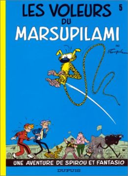 Couverture de Spirou et Fantasio, Tome 5 : Les Voleurs du Marsupilami